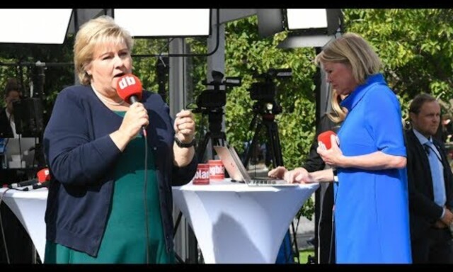 Partilederutspørring med Erna Solberg